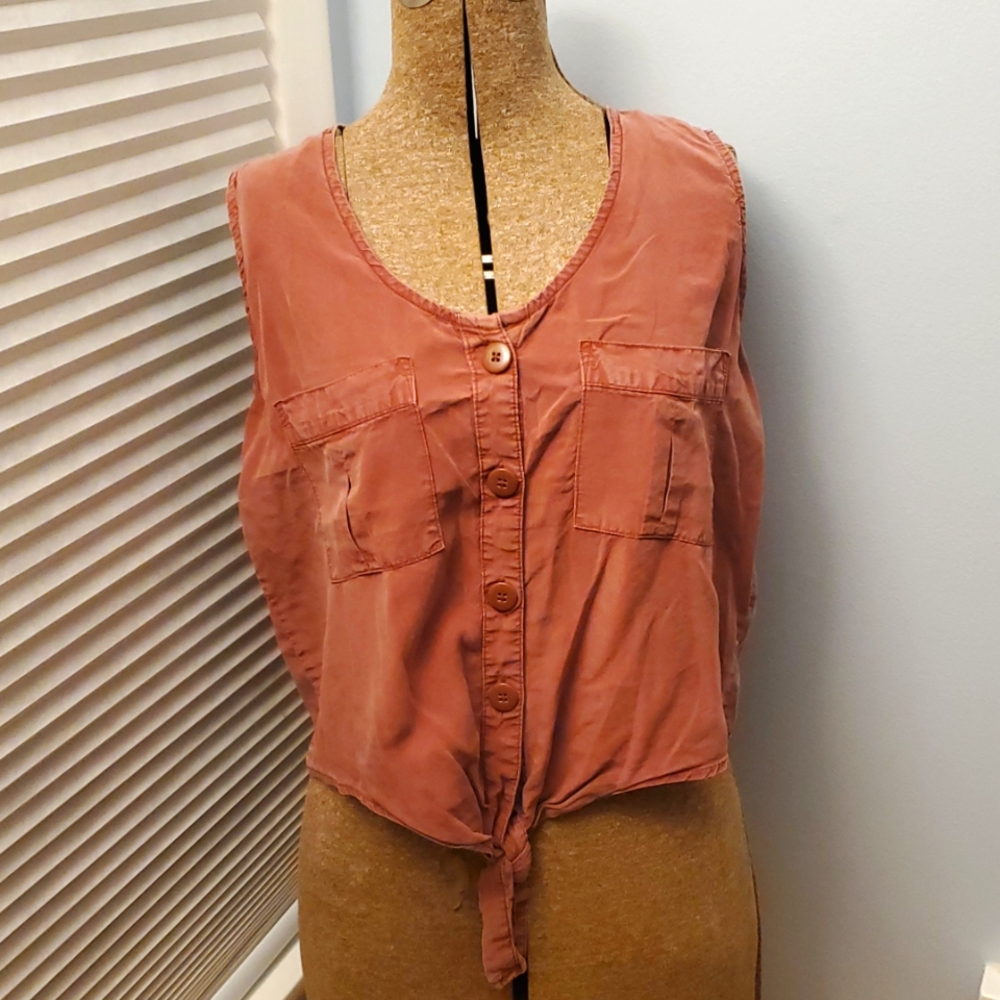 Thread & Supply Henna Sleeveless Tank Top Size Large Or Medium